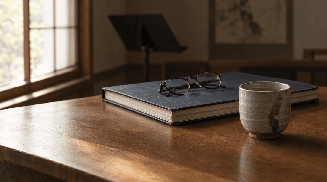 稽古の合間のお茶